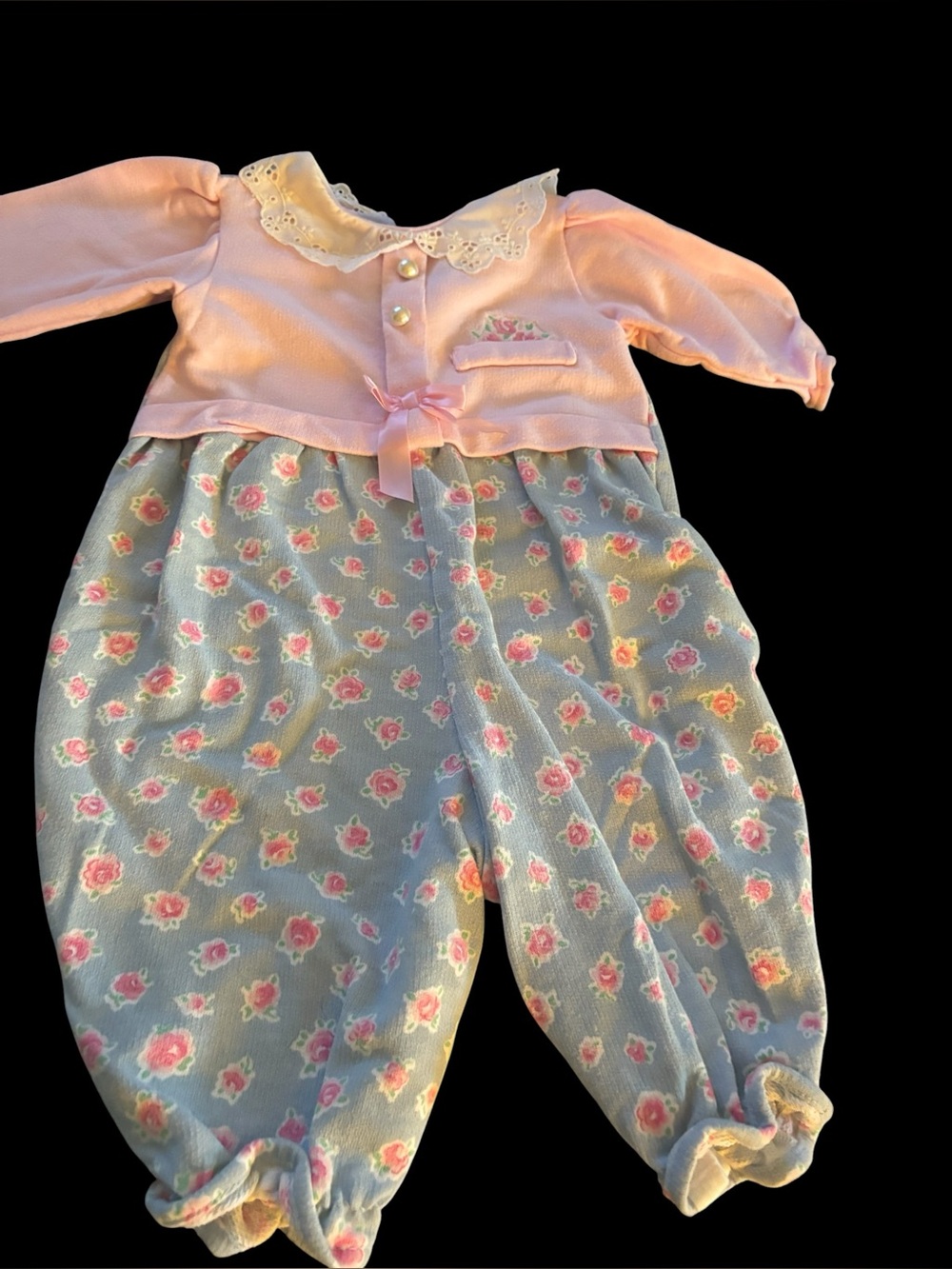 BUSTER BROWN VINTAGE BABY GIRL ROMPER. Size 3-6 months. EUC